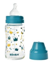 Biberon pentru bebeluș Beaba Crown 240ml Blue (911655) imaginea #3 — magazin online Desire.md