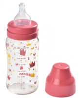 Biberon pentru bebeluș Beaba Crown 240ml Pink (911654)