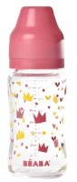 Biberon pentru bebeluș Beaba Crown 240ml Pink (911654)