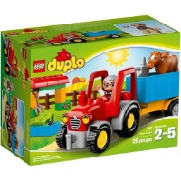 Set de construcție Lego Duplo: Farm Tractor (10524)