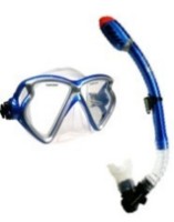 Masca şi tub pentru înot Aqualung Set Combo Castaway+Coronado (1001318)
