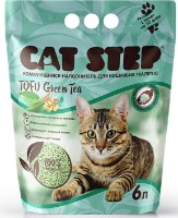 Наполнитель для кошек Cat Step Tofu Green Tea 6L