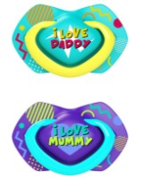 Пустышка Canpol Babies Neon Love 2pcs (22/653)