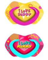 Пустышка Canpol Babies Neon Love 2pcs (22/654)
