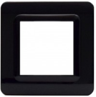 Рамка для розеток и выключателей AVE 2M Black (5605)