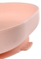 Тарелка силиконовая на присоске Beaba Pink (913431) фото №3 — интернет-магазин Desire.md