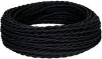 Электрический кабель Vintage Switch 2x2.5mm Black (13355) 1m