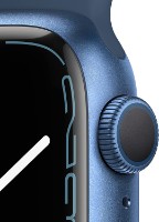 Smartwatch Apple Watch Series 7 41mm Blue Aluminium Case with Abyss Blue Sport Band (MKN13)