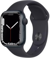 Смарт-часы Apple Watch Series 7 41mm Midnight Aluminium Case with Midnight Sport Band (MKMX3)