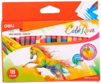 Creioane colorate Deli ColorRun 18pcs