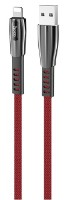 Cablu USB Hoco U70 Splendor Lightning Red