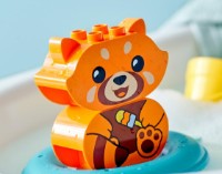 Set de construcție Lego Duplo: Bath Time Fun - Floating Red Panda (10964)
