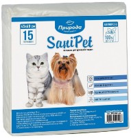 Пеленки для собак и кошек Природа Sani Pet 45x60 15шт