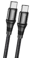 Cablu USB Hoco X50 Exquisito Type-C to Type-C 100W 1m Black