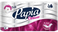 Hârtie igienica Papia Deluxe 4 plies 8 rolls