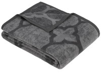 Pătura IBENA Jacquard Marsa Grey 150x200cm imaginea #1 — magazin online Desire.md