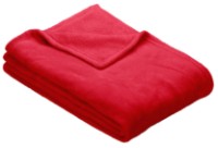 Pătura IBENA Plain Fleece Olbia Red 150x200cm