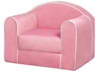 Fotoliu pliabil pentru copii Edka Pliabil Star Kids M19 Pink Powder