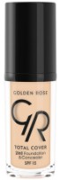 Тональный крем для лица Golden Rose Total Cover 2in1 Foundation & Concealer 01