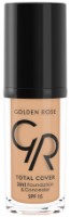 Тональный крем для лица Golden Rose Total Cover 2in1 Foundation & Concealer 04