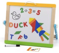 Доска для рисования Viga Magnetic Dry Erase and Chalk Board (44545)