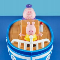 Navă Hasbro Peppa’s Adventures Grandpa Pig’s Cabin Boat Vehicle (F3631)