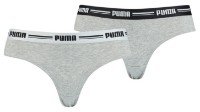 Сhiloţi pentru dame Puma Women Brazilian 2P Pack Grey L