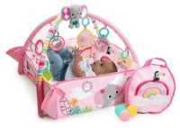 Covor joc pentru copii Bright Starts 5in1 Gym & Ball Pit Rainbow Tropics (12625) imaginea #9 — magazin online Desire.md