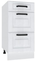 Bucatarie modulara Yasen Skandi Н№14 3Ш (400х715) Alb Jos