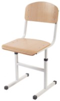 Школьный стул Tisam Серый/Бук (90292HPL)