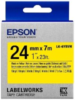 Лента для принтера этикеток Epson LK-6YBVN (C53S656021)