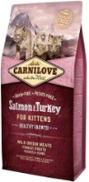 Hrană uscată pentru pisici Carnilove Kitten Salmon & Turkey 6kg
