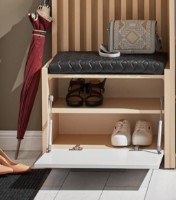 Мини комод Ambianta Solaris 506x352x600mm Cremona-Alb фото №3 — интернет-магазин Desire.md