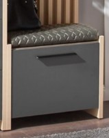 Мини комод Ambianta Solaris 506x352x600mm Cremona-Grafit