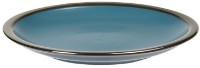Vas de servit Siaki Metallic Rim Blue 27cm (45814)