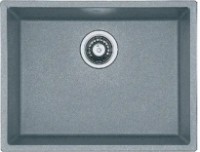 Chiuvetă de bucătărie Fabiano Quadro 61x46 Titanium