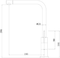 Baterie bucătărie Fabiano FKM 51 SS Inox imaginea #2 — magazin online Desire.md