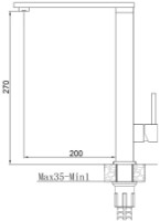 Смеситель для кухни Fabiano FKM 57 Inox фото №2 — интернет-магазин Desire.md