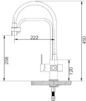 Смеситель для кухни Fabiano FKMS 3115 Inox (Sensor) фото №2 — интернет-магазин Desire.md
