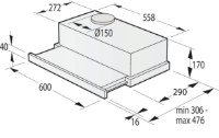 Вытяжка Gorenje TH64E3SGB