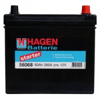 Автомобильный аккумулятор Hagen 56068 Starter