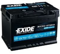 Автомобильный аккумулятор Exide Start-Stop AGM EK700