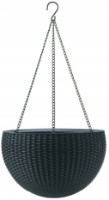 Ghiveci Keter Hanging Sphere Planter Anthracite (229545) imaginea #1 — magazin online Desire.md