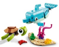Set de construcție Lego Creator: Dolphin and Turtle (31128)