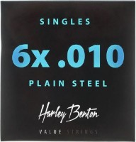 Струны Harley Benton Valuestrings Singles 6x010