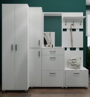 Прихожая Fabrik Home Madlen 2100 Белый Ясень