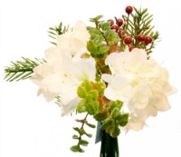 Floare decorativă Casa Masa 27cm White (L22547/WH)