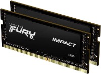 Оперативная память Kingston Fury Impact 16Gb DDR4-3200MHz SODIMM Kit (KF432S20IBK2/16)