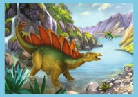 Пазл Trefl 4in1 Unique Dinosaurs (34609)