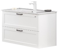 Шкаф с умывальником Orka Su 100 White (47041)